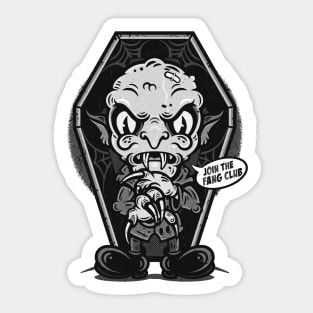 Nosferatu Old 1930s Cartoon Art Vintage Horror Movie Gothic Halloween Vampire Sticker